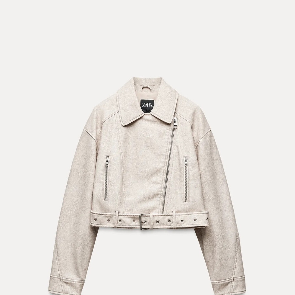 Zara Cream Women's Cropped Jacket BRAND NEW!!! SIZE SMALL